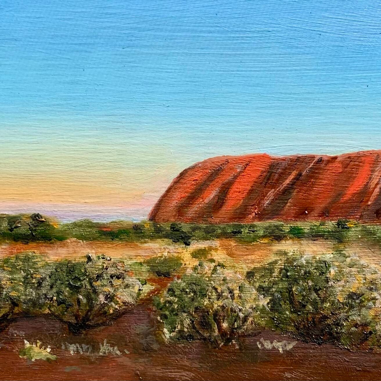 Almost sunset at Uluru