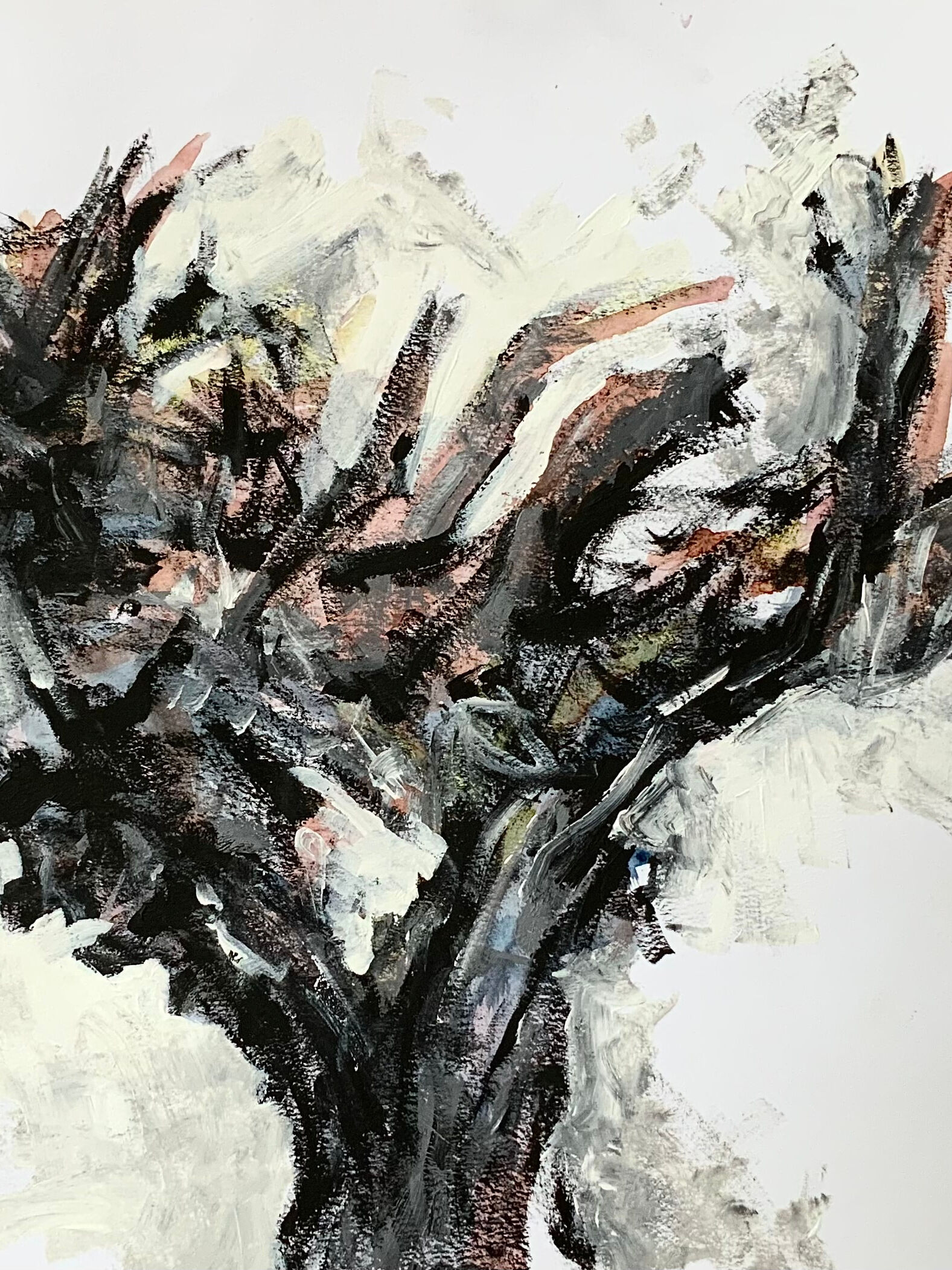 The Twig No. 8 - Acrylic on Snowdon Paper