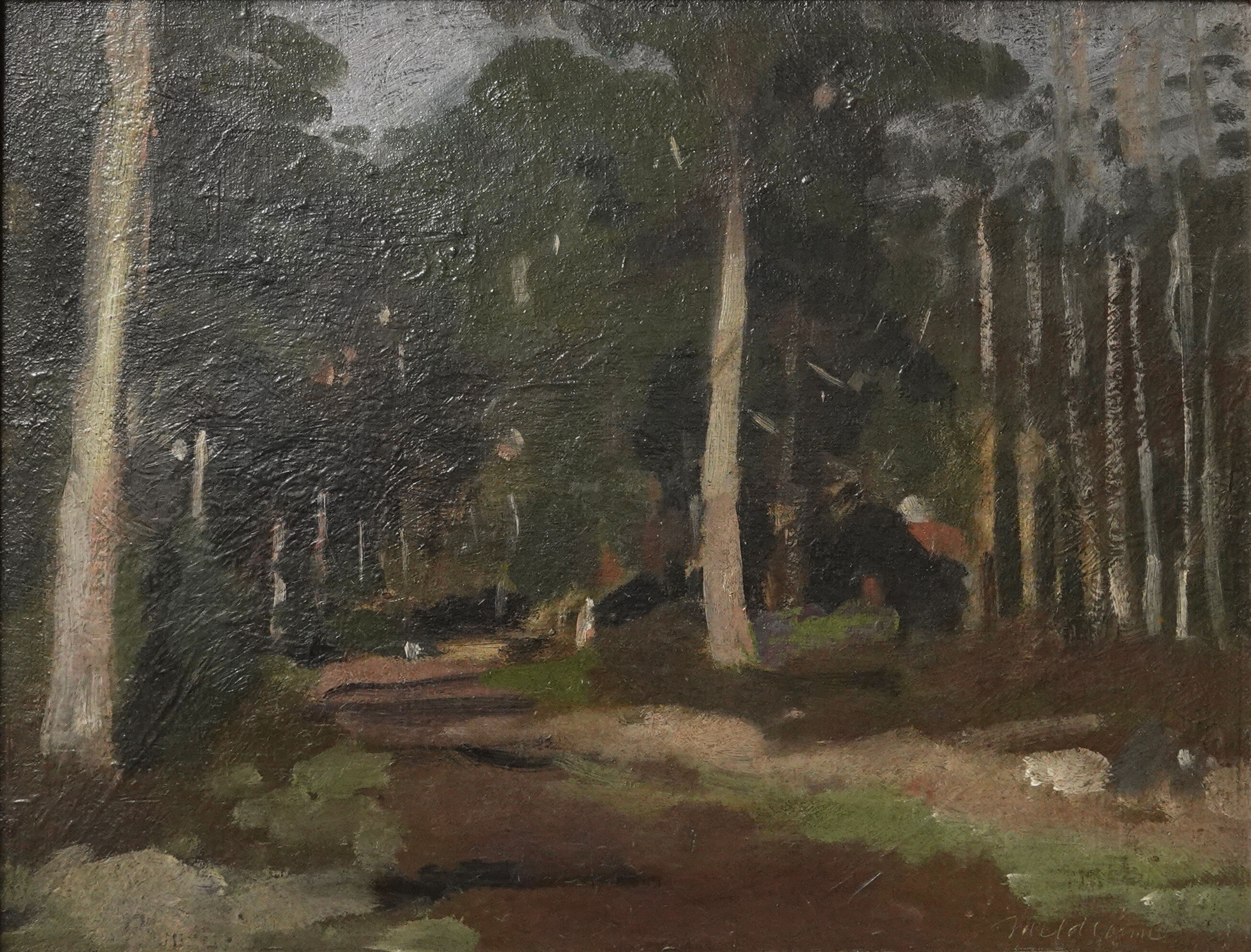 99. Max Meldrum - Olinda Falls Road, Winter (Study)