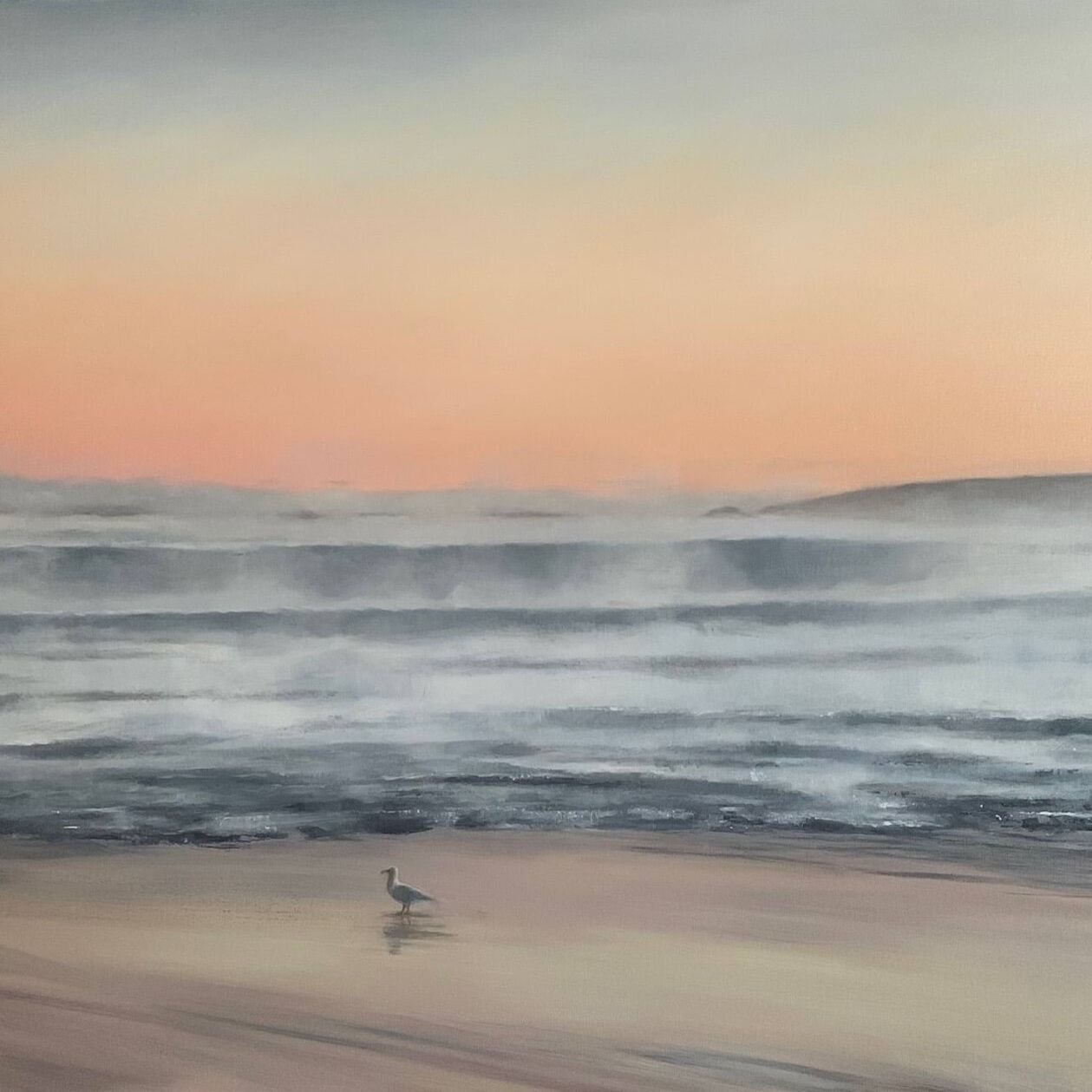 Early morning - Smiths Beach Margaret Picken Oil on stretched canvas.jpg (Edit)