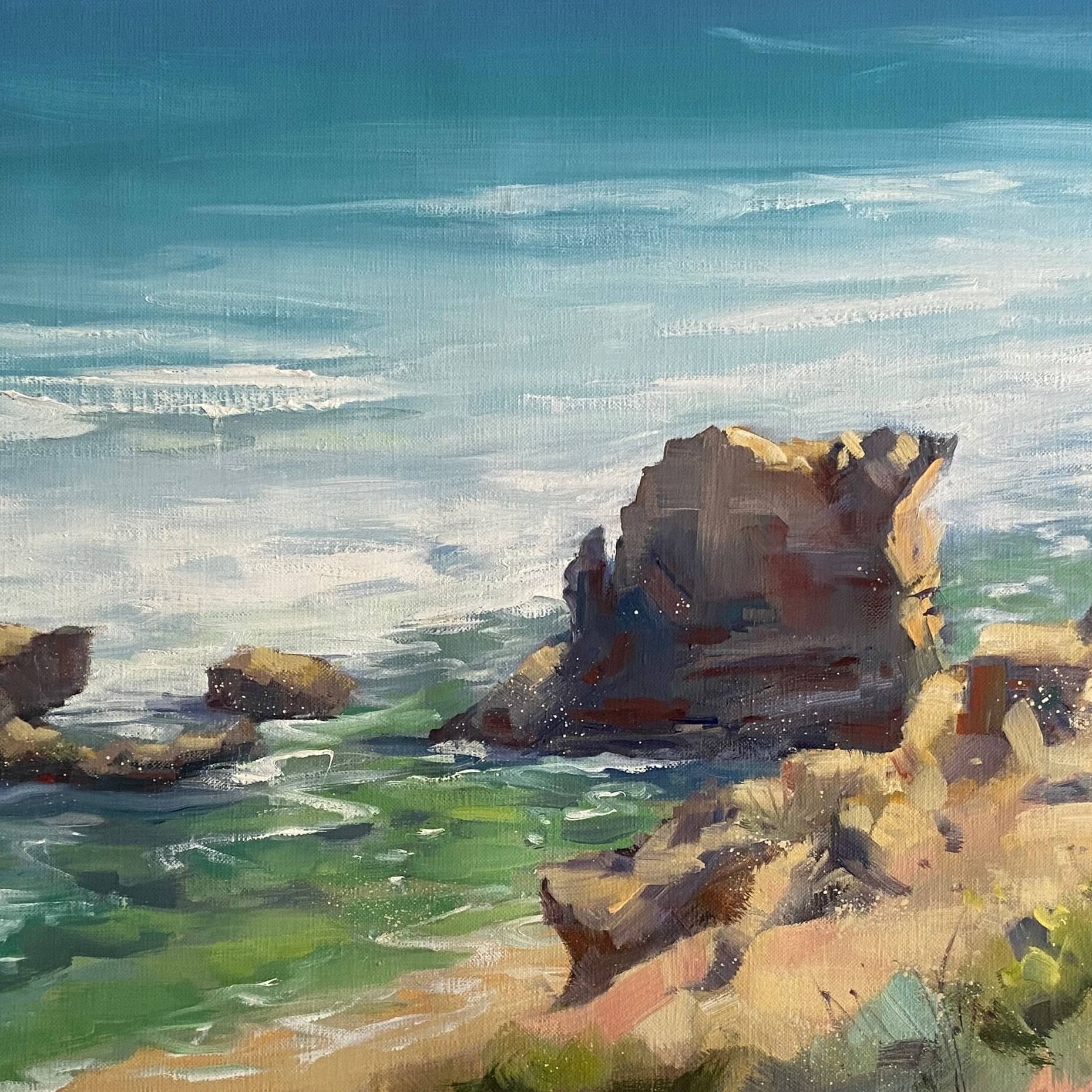Diamond Bay, Mornington Peninsula. Oil, 74 x 36cm..jpeg