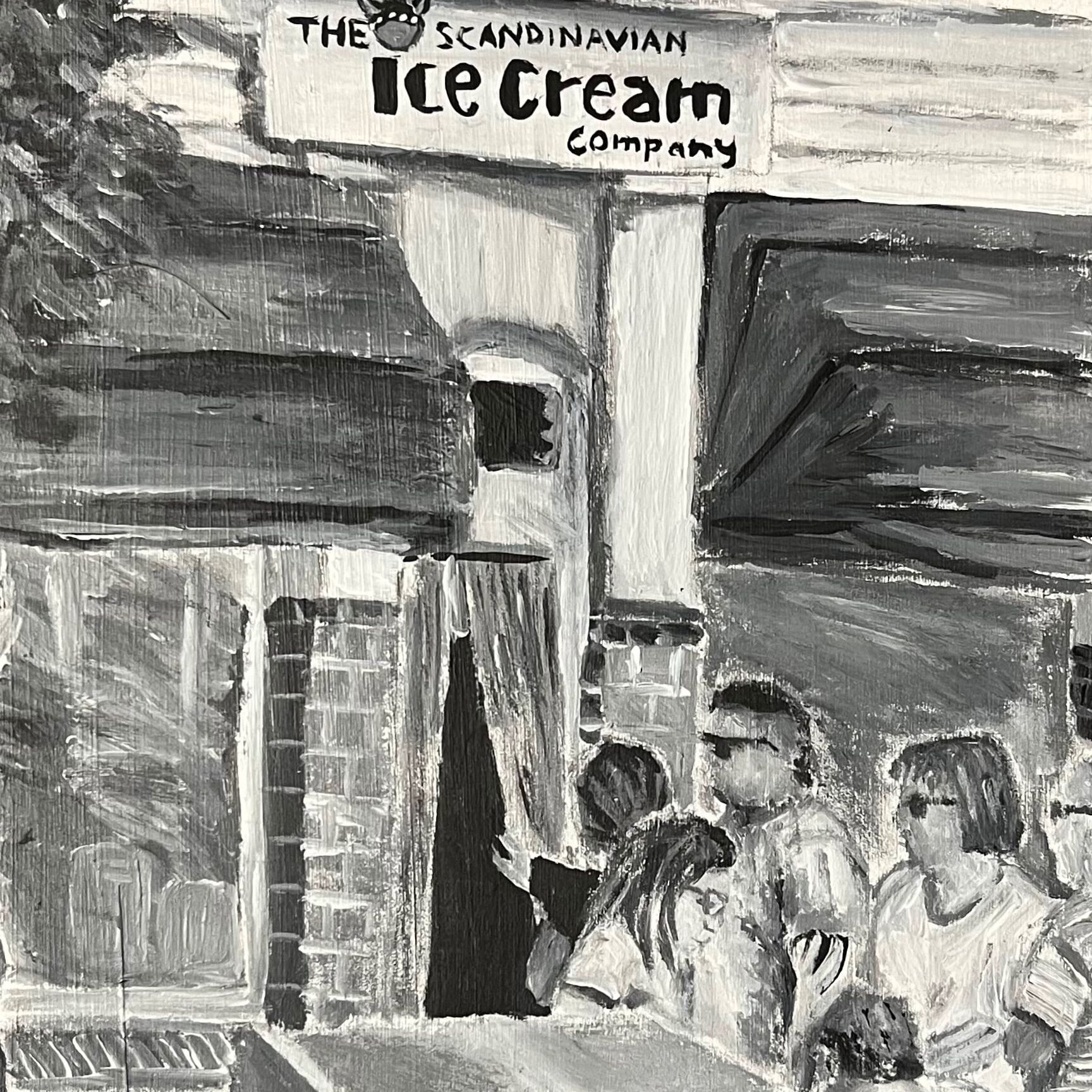 Waiting for Ice-cream in Queenscliff (Edit)