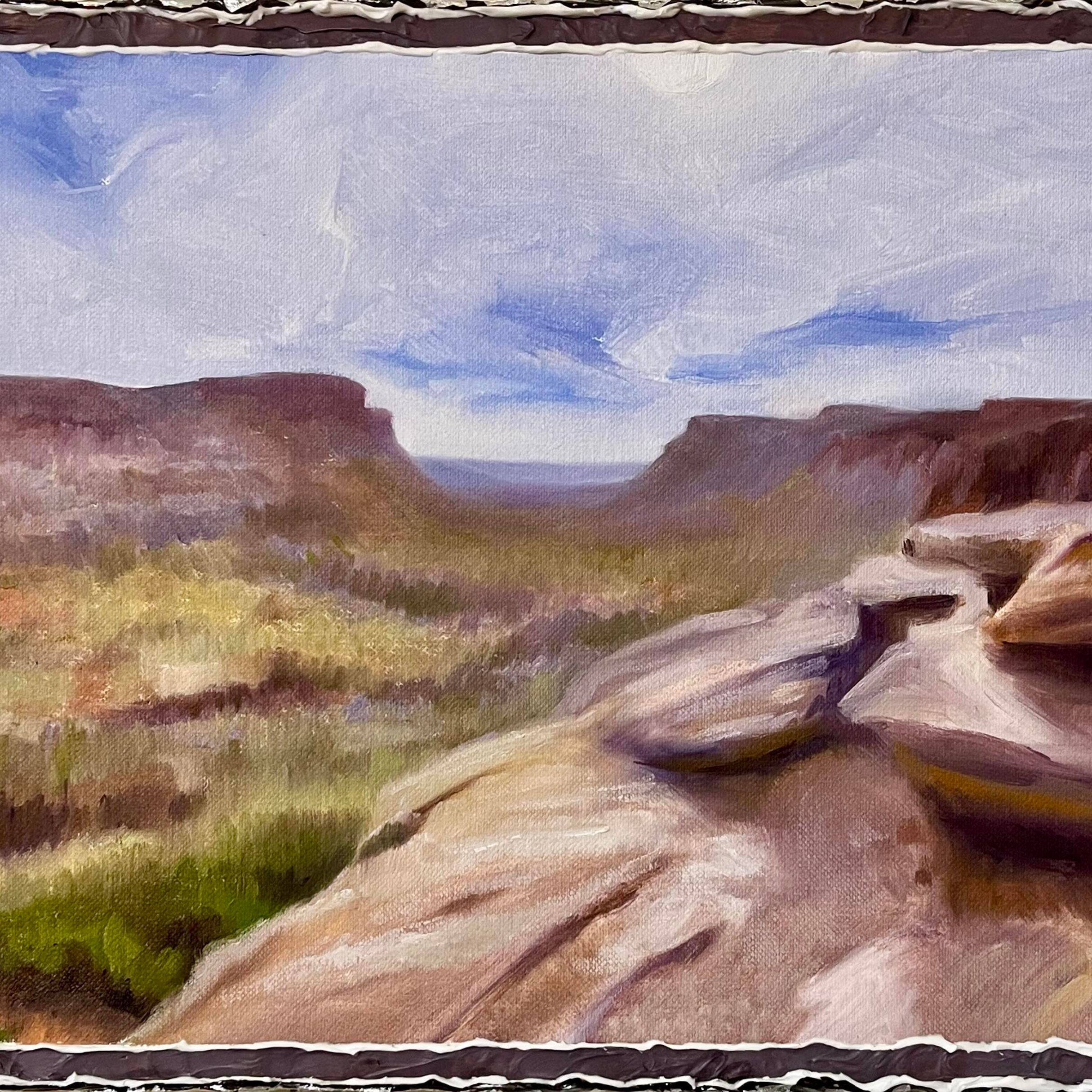 Twilight Utah Desert Vista in Early Spring 1