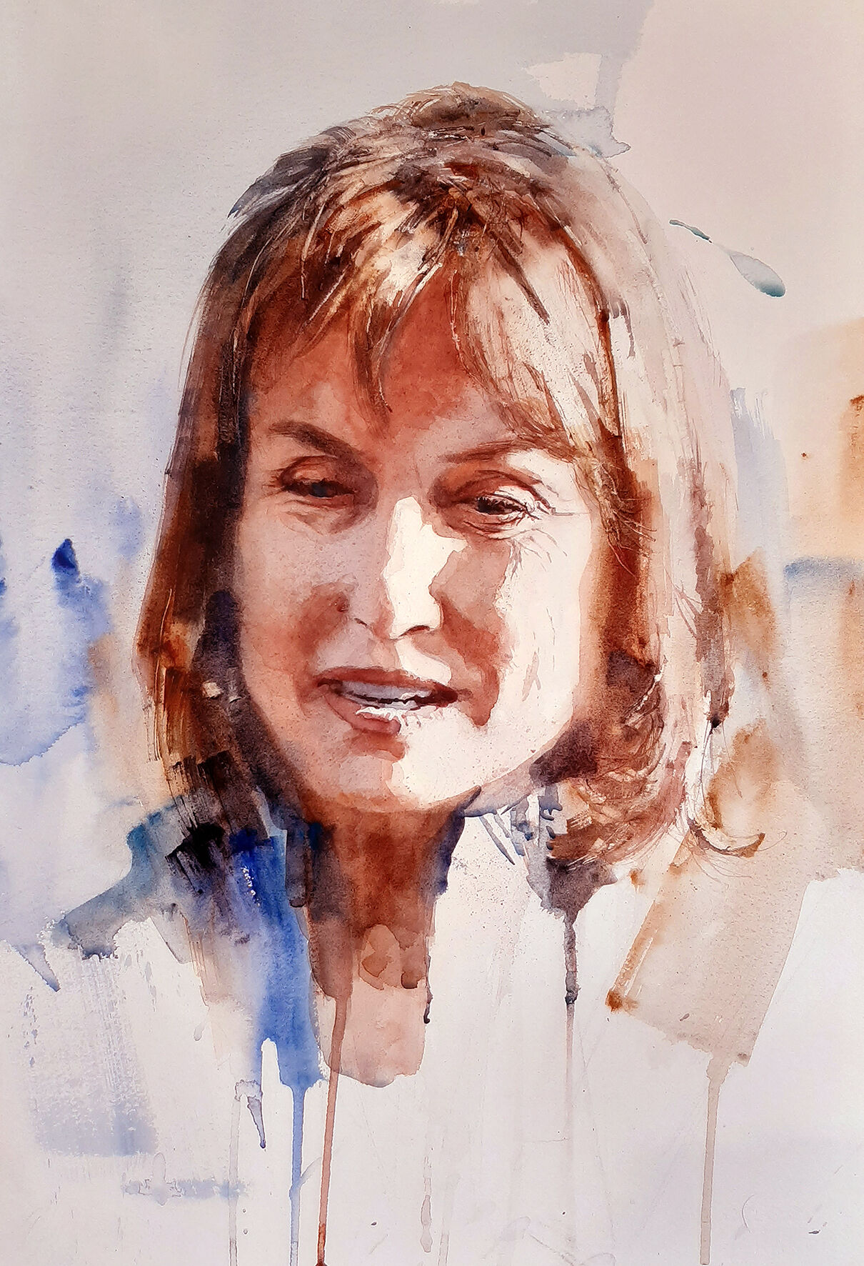 Fiona Bruce from the Telly by Julian Bruere  