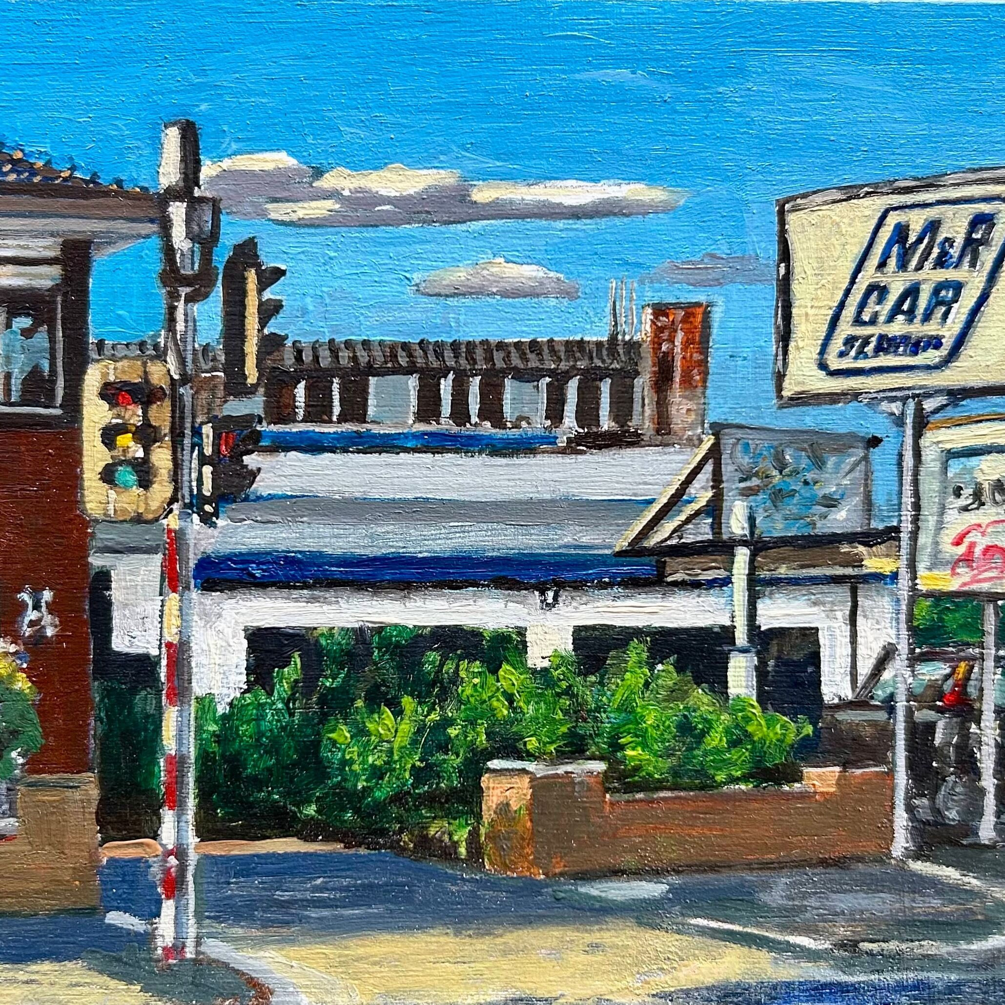 Late afternoon at the mechanics (Edit)