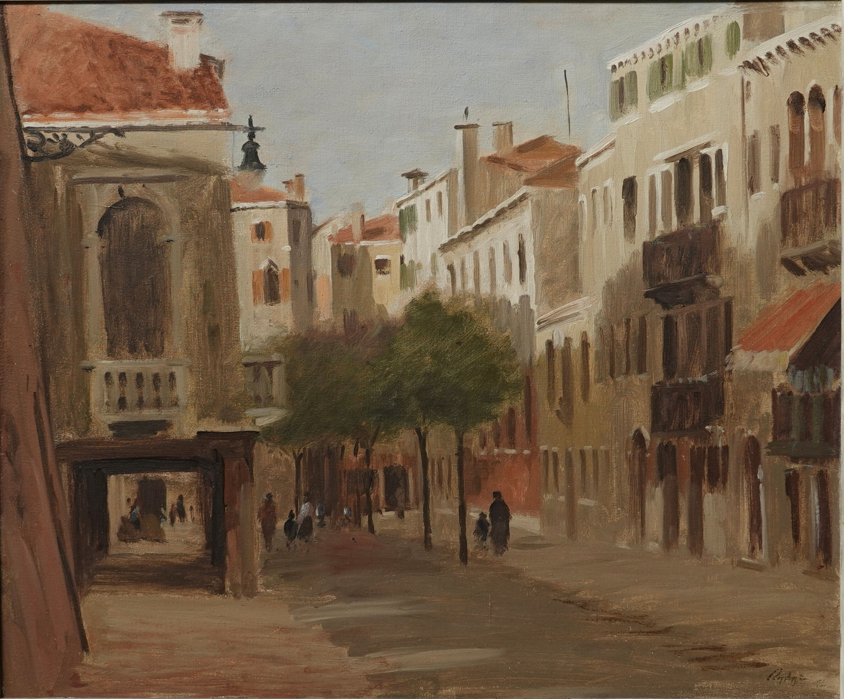 109. Albert Rydge - A Street in Venice