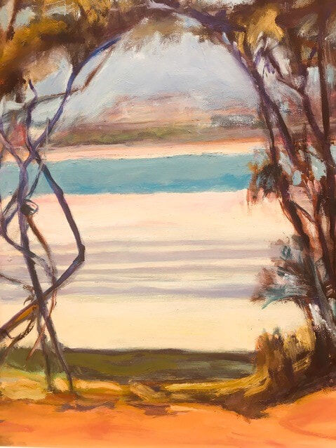 74_Faye Owen_Beach beckons, Lorne_Oil