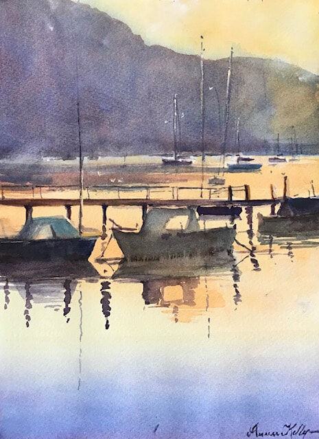 87_Annee Kelly_A Gippsland dawn_Watercolour