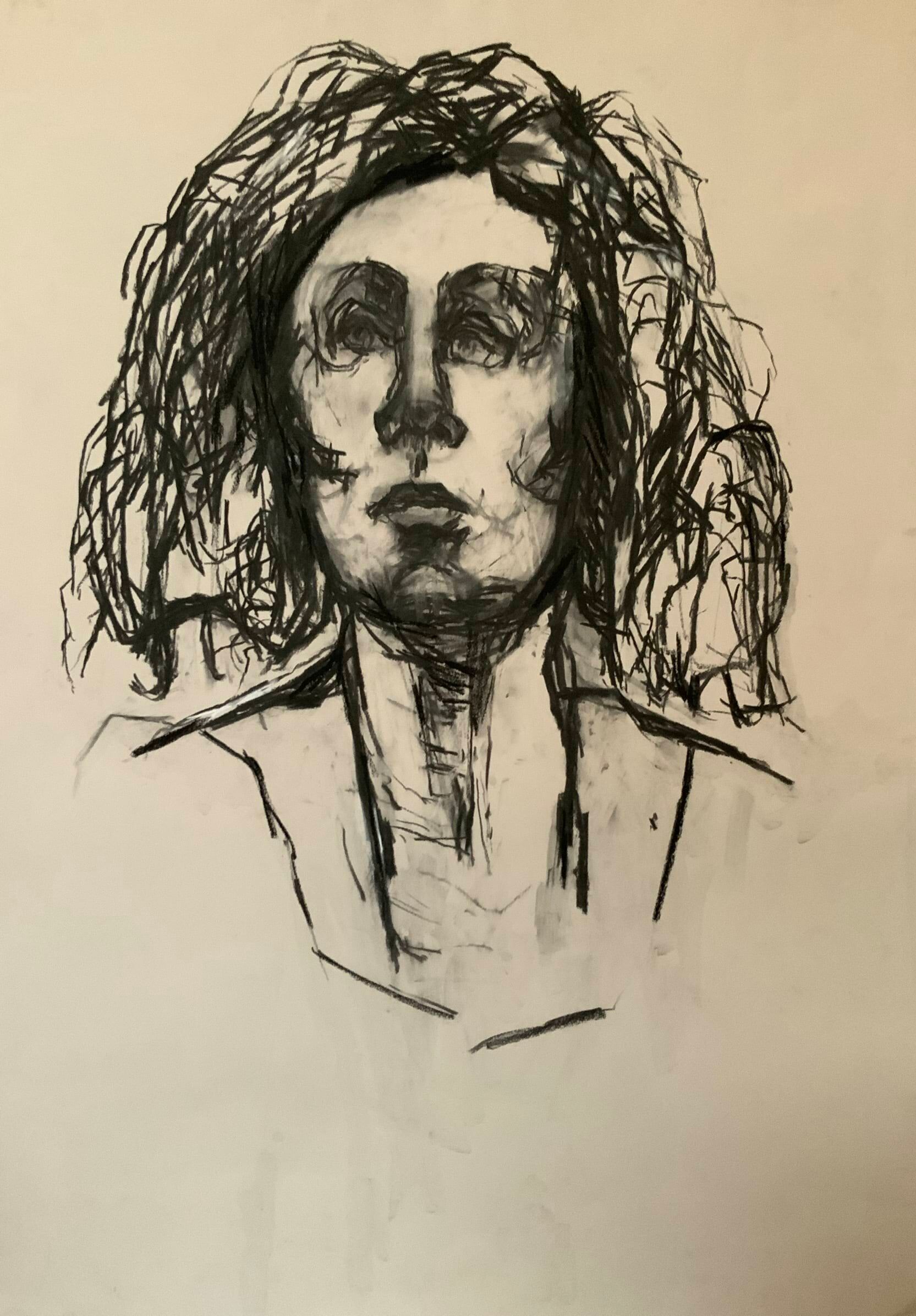 Artist - Robyn Pridham Title - Presence - Medium - Charcoal on Stonehenge paper Price - $900.00.JPEG