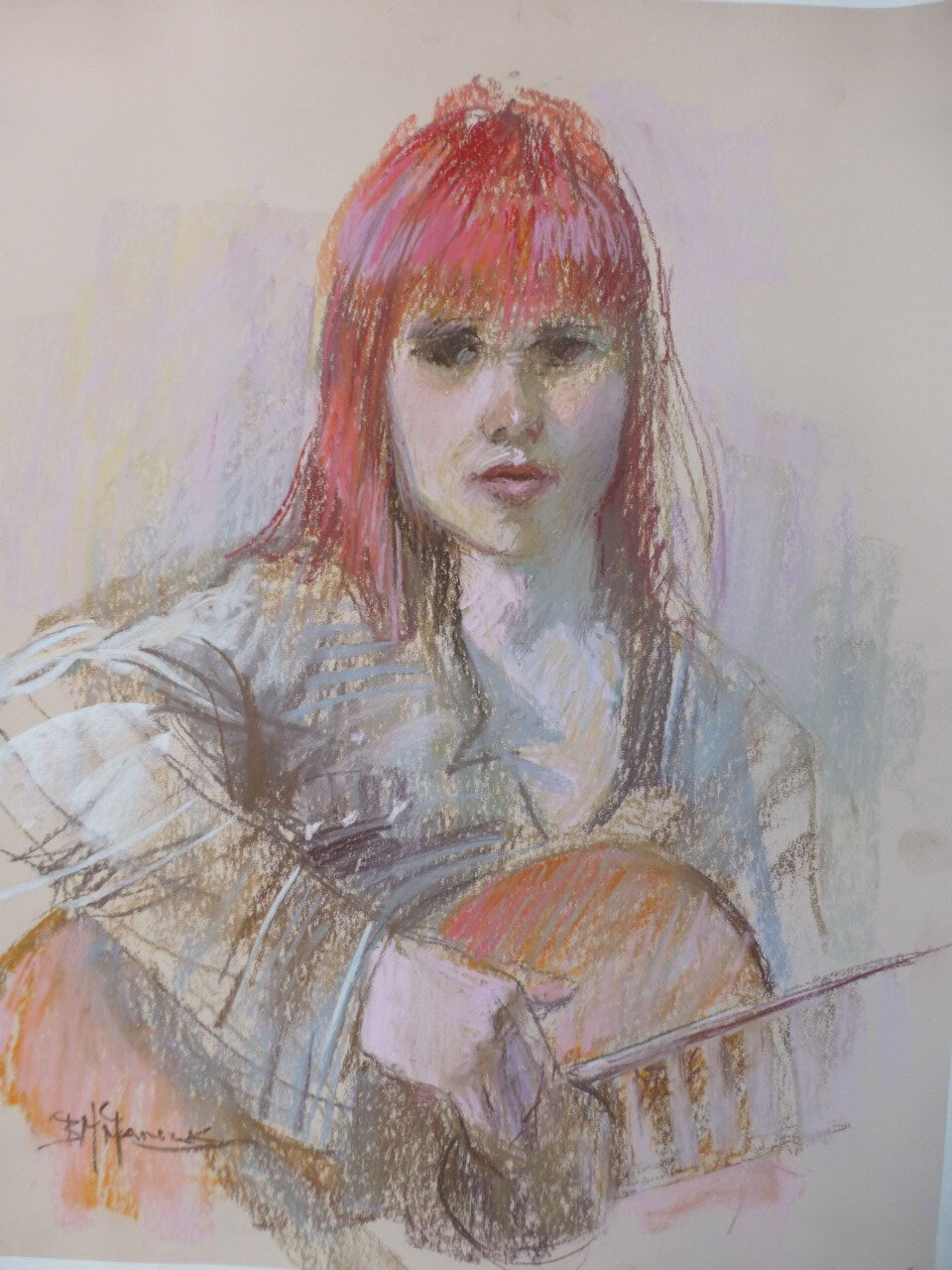 Girl with a Guitar_Barb McManus