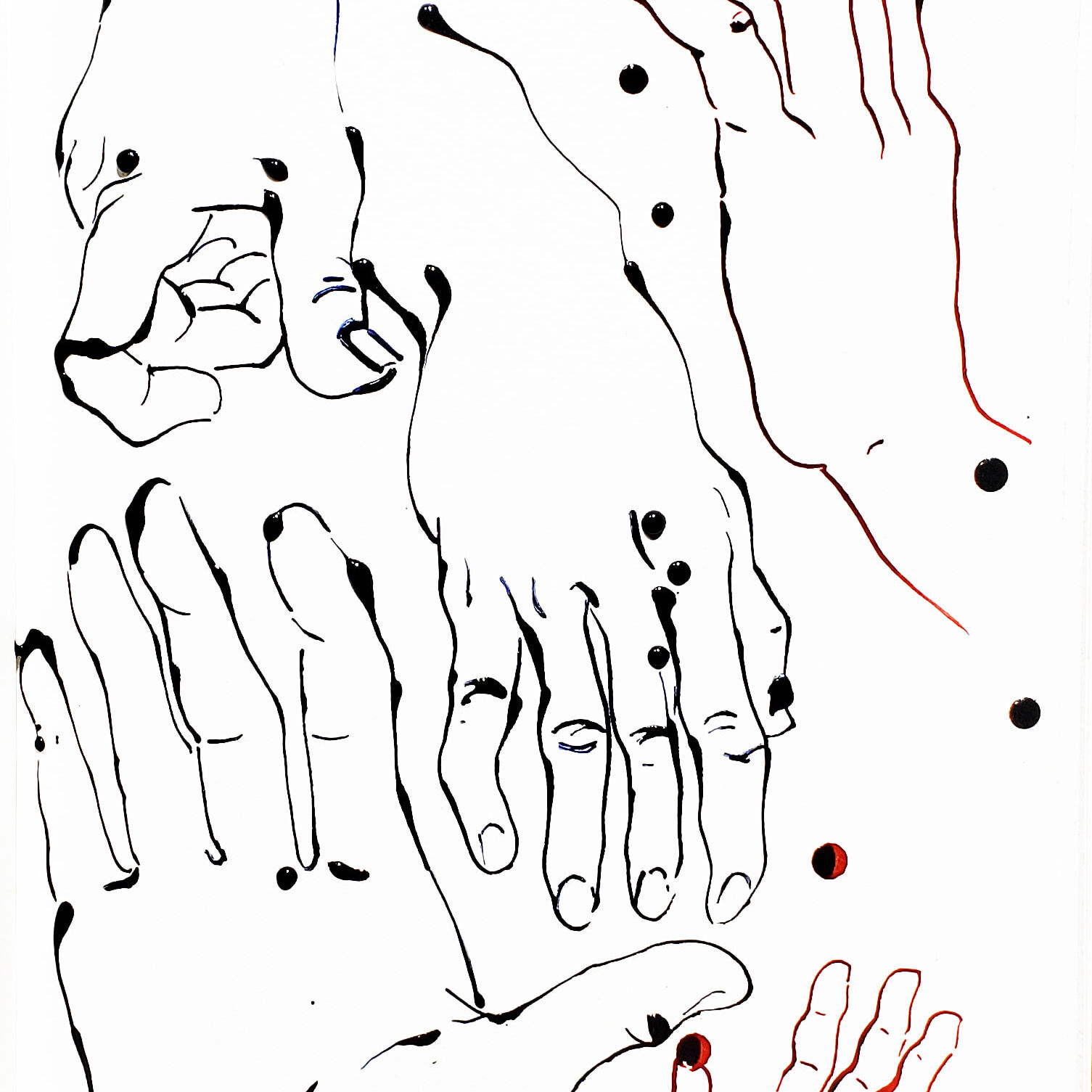 inky hands response Lucy Maddox