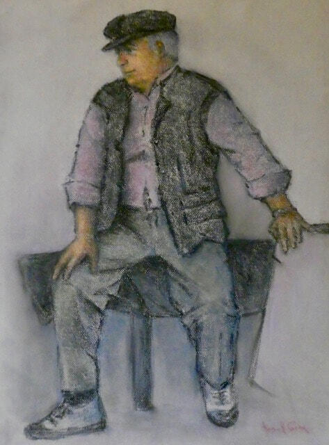 Bill Harding - VAS Past President - Pastel Sketch