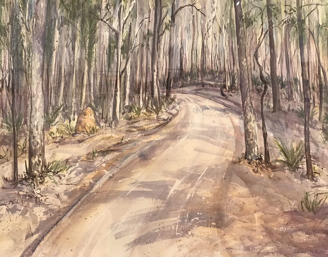 'Through the spotted gums', by Louise Foletta , Winner 2017