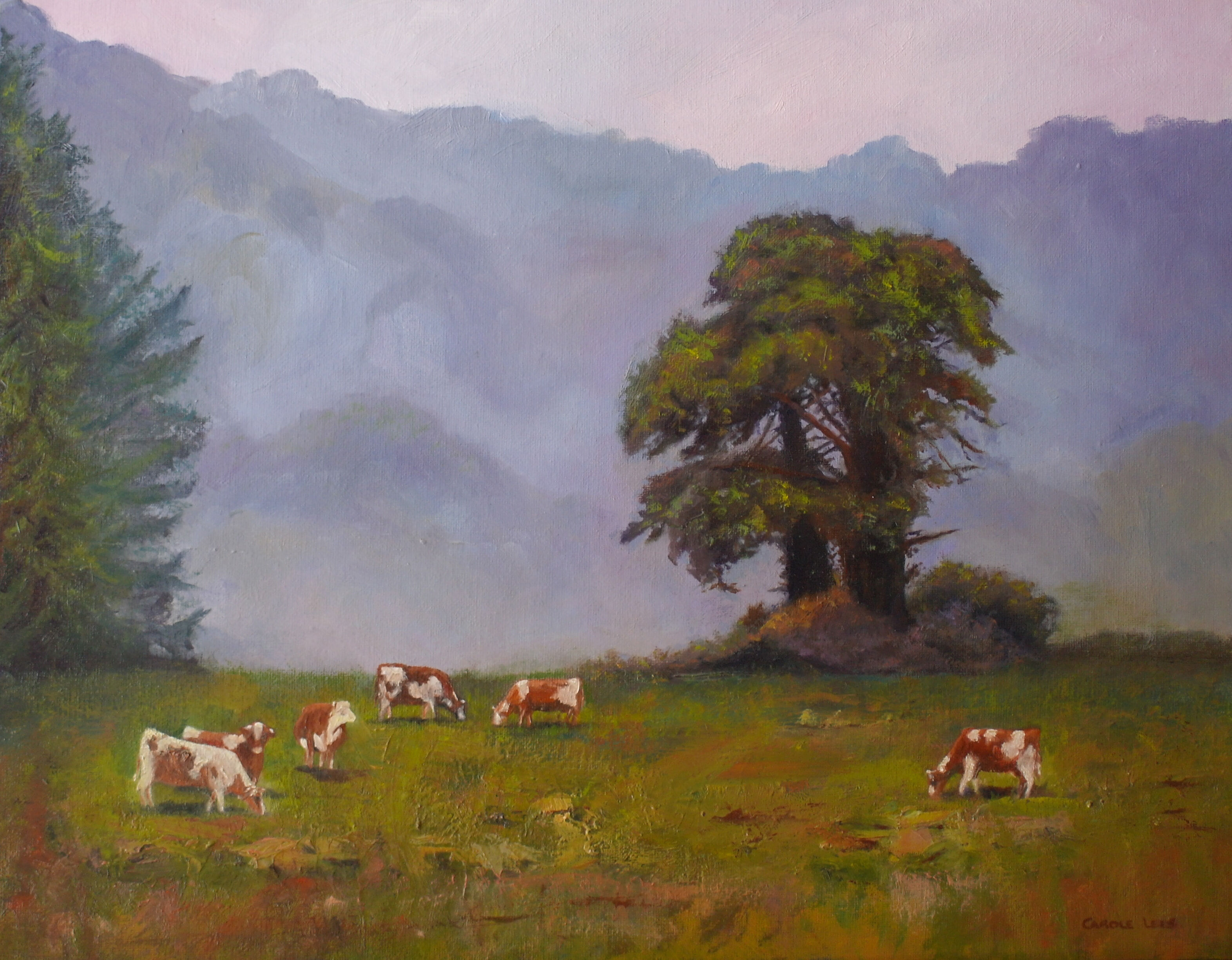 34_Lees Carole, Yarra Valley morning, 57x67 framed, Oil, 595.00