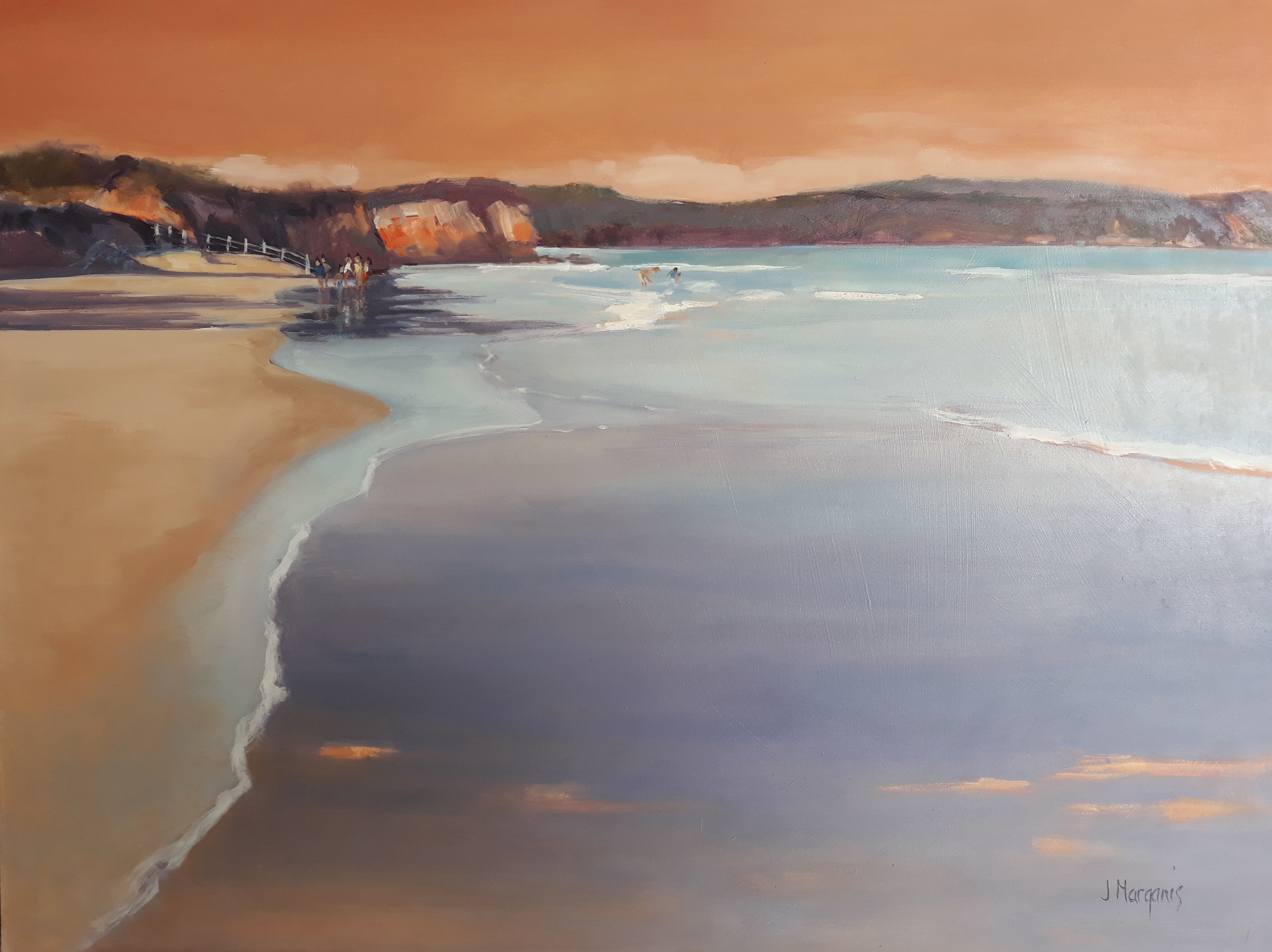 10a_Jude Marganis_In the shallows, Anglesea_Oil