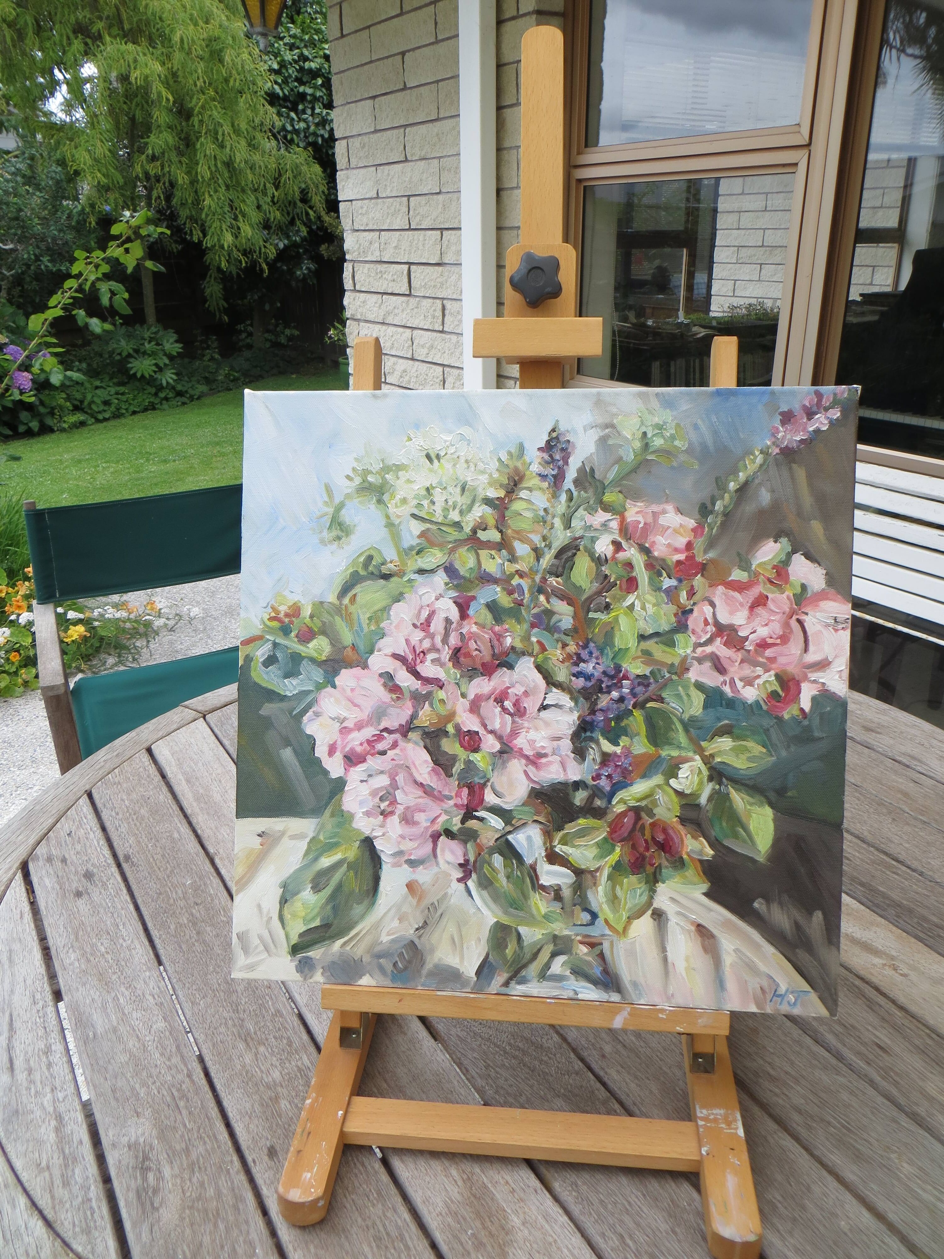 Roses, Wild Sage, and Bishop's Flowers Gallery Image