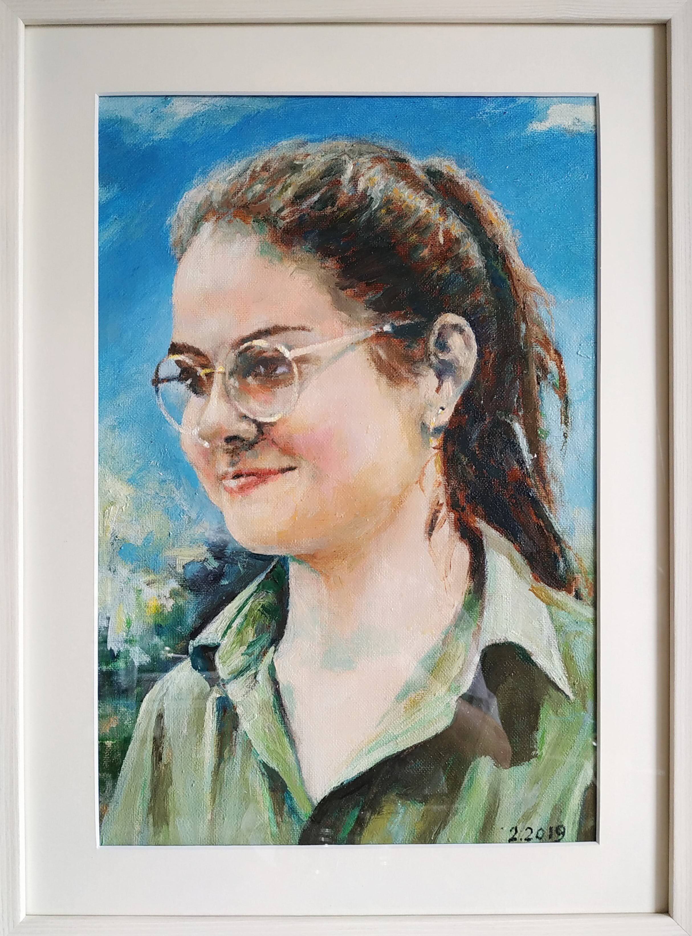 No2. Part time University Student  oil  37x49cm.jpg