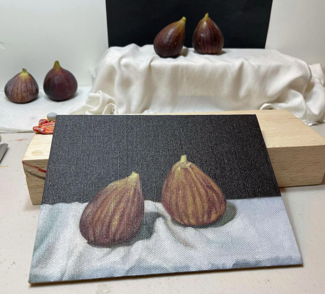 Still Life with Figs in studio 2021