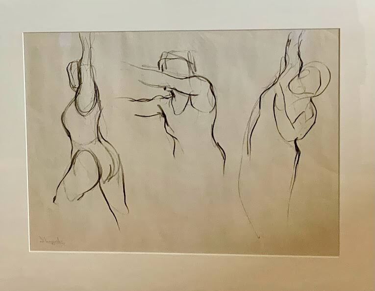 Artist - Joseph Luczynski Title - The Three Minute Pose Medium - Charcoal on paper Price - NFS.jpg