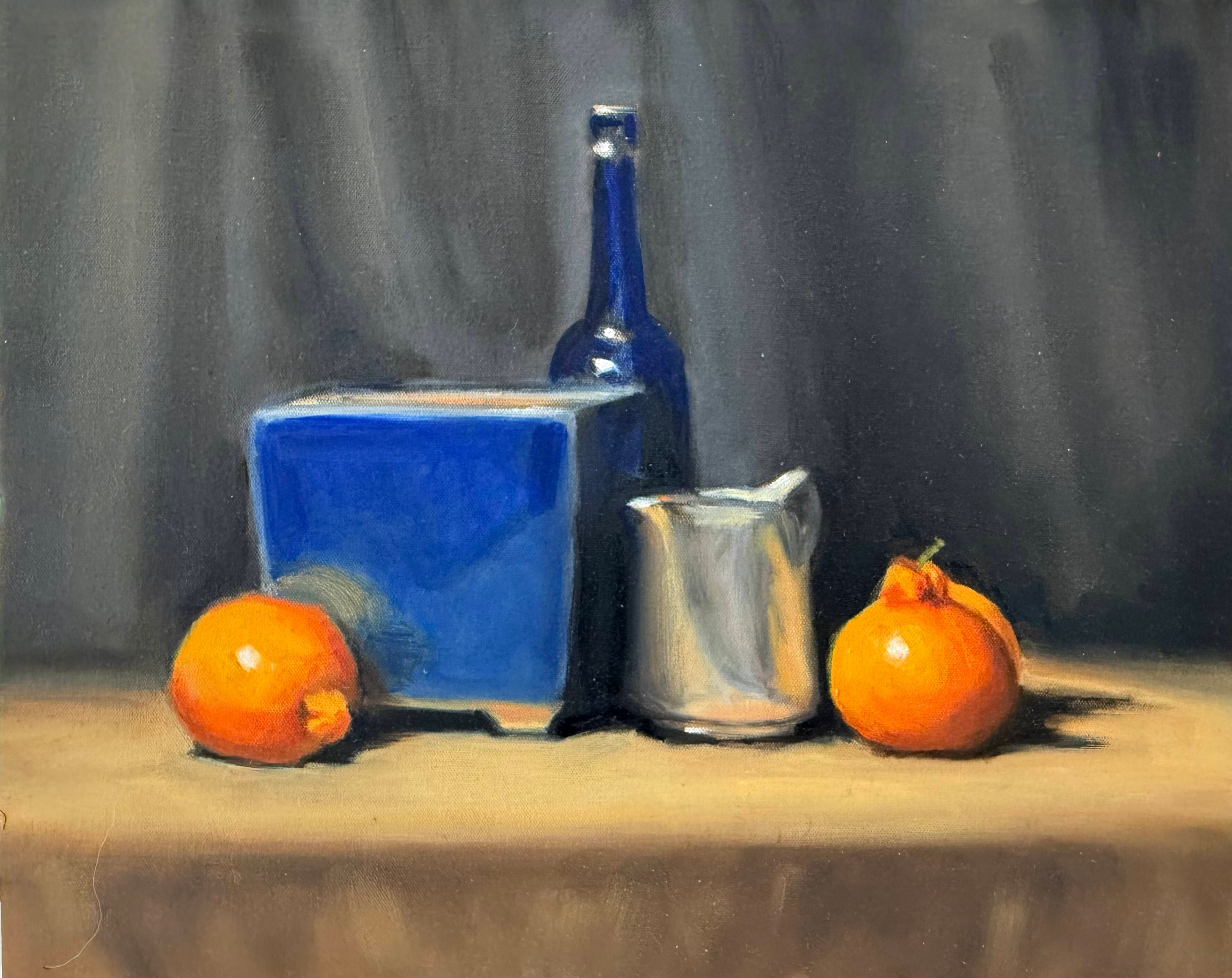 Plant Pot, Bottle, Jug + Mandarins - 2024..jpg