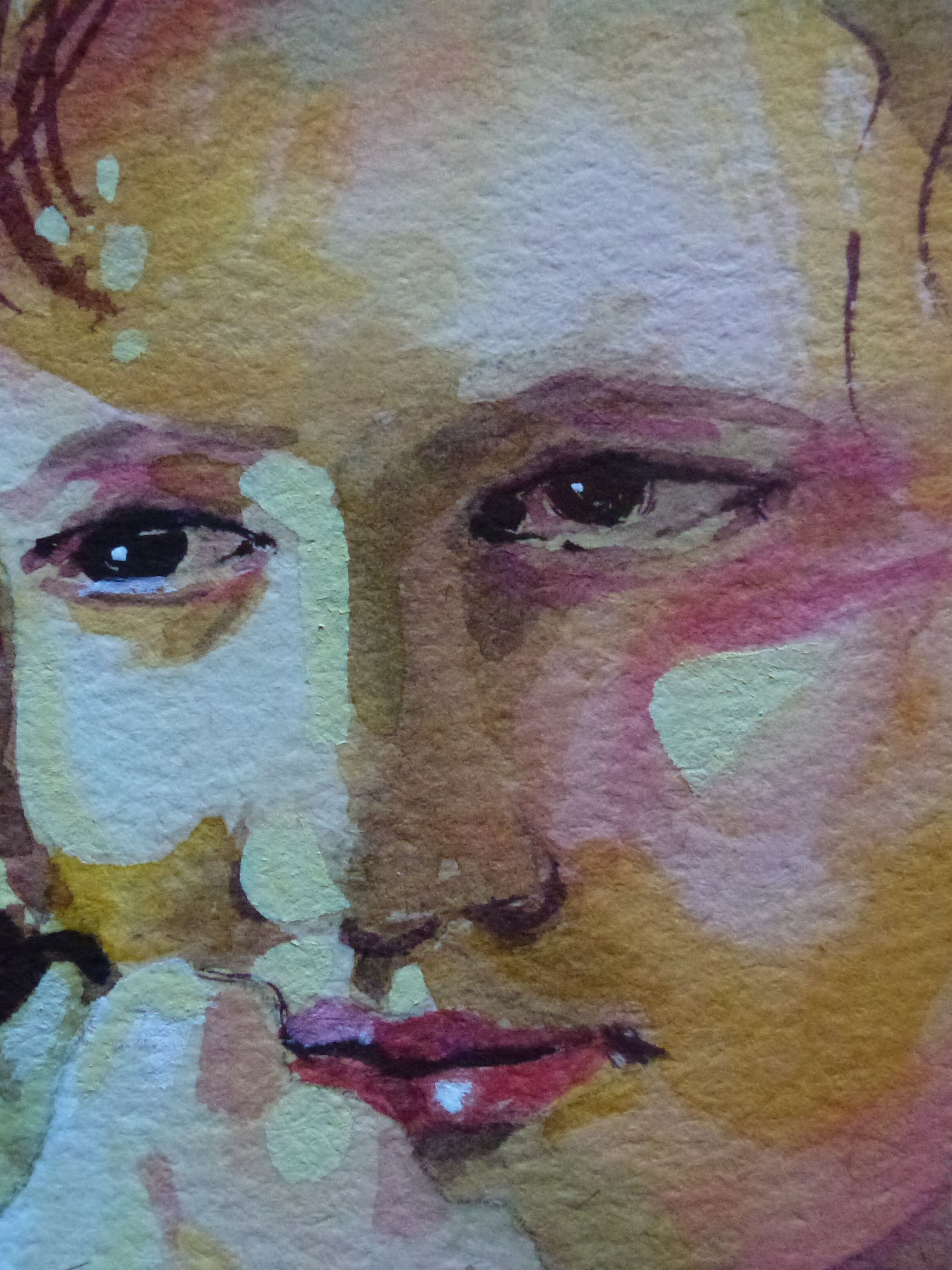 portrait Zorn palette girl finished detail WC Maxine Wade demo