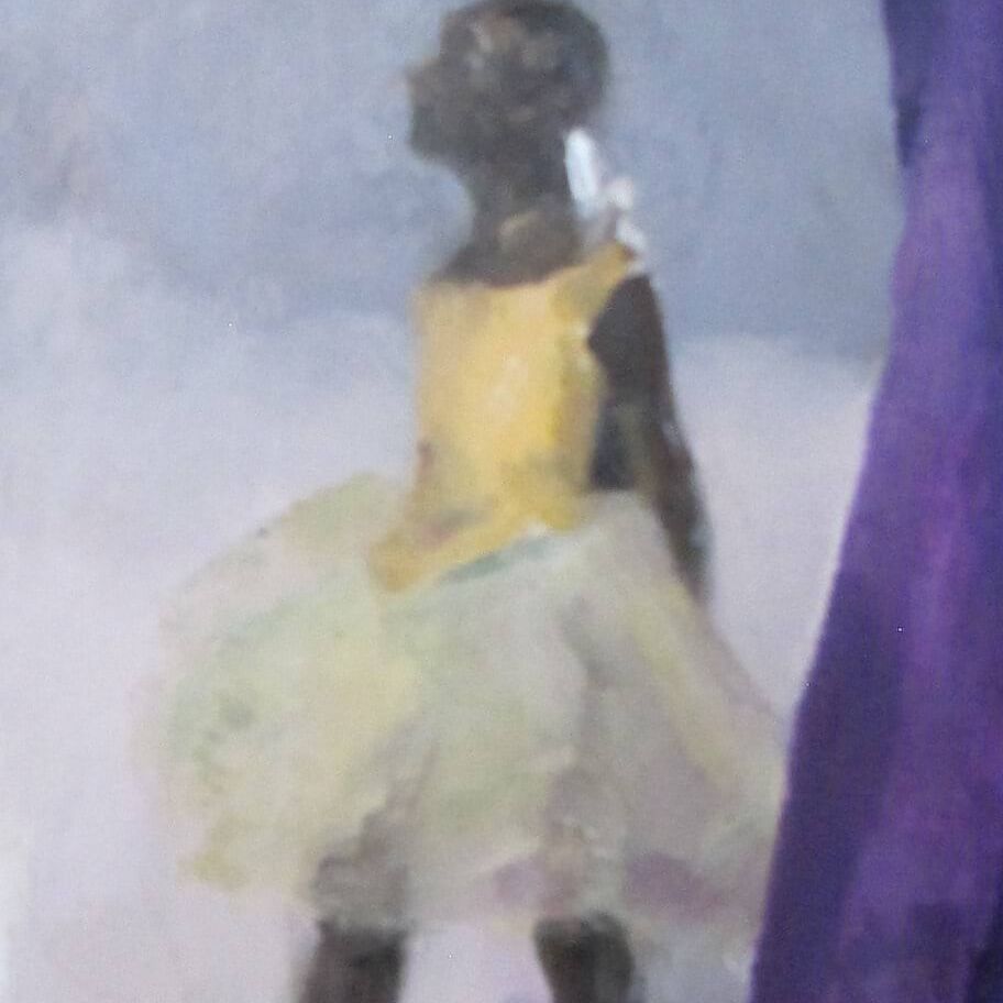 Staged Replica Degas Little Dancer