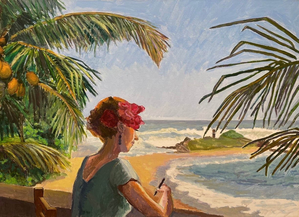 Drawing Tangalle Beach