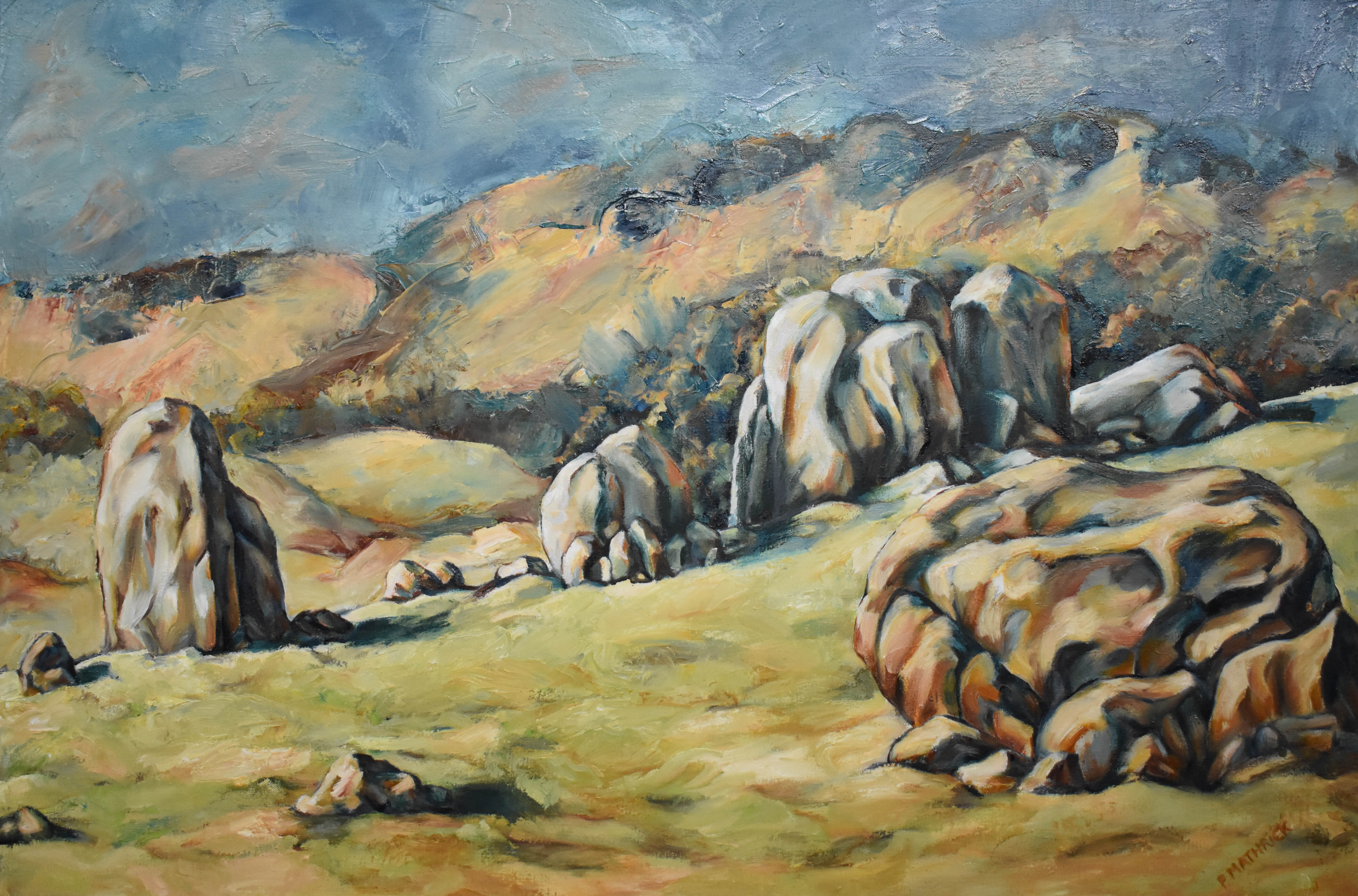 24 'Clearing' oil on canvas 61cm x 92cm