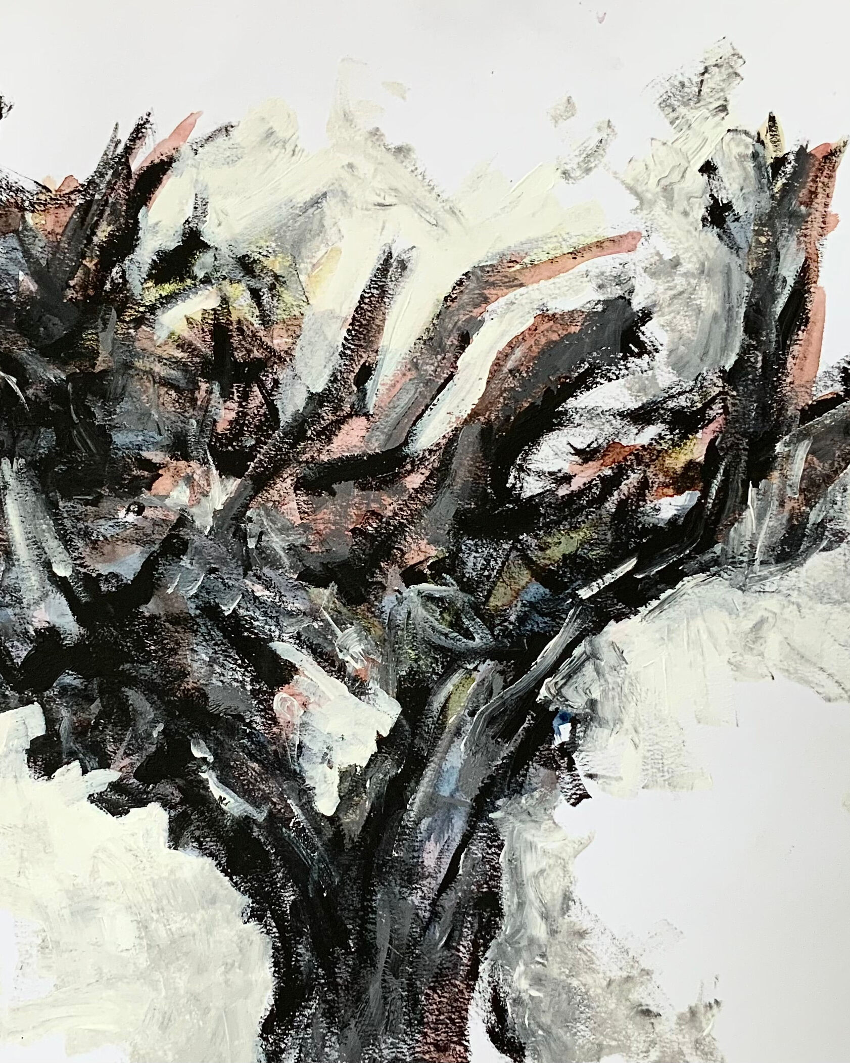 The Twig No. 8 - Acrylic on Snowdon Paper