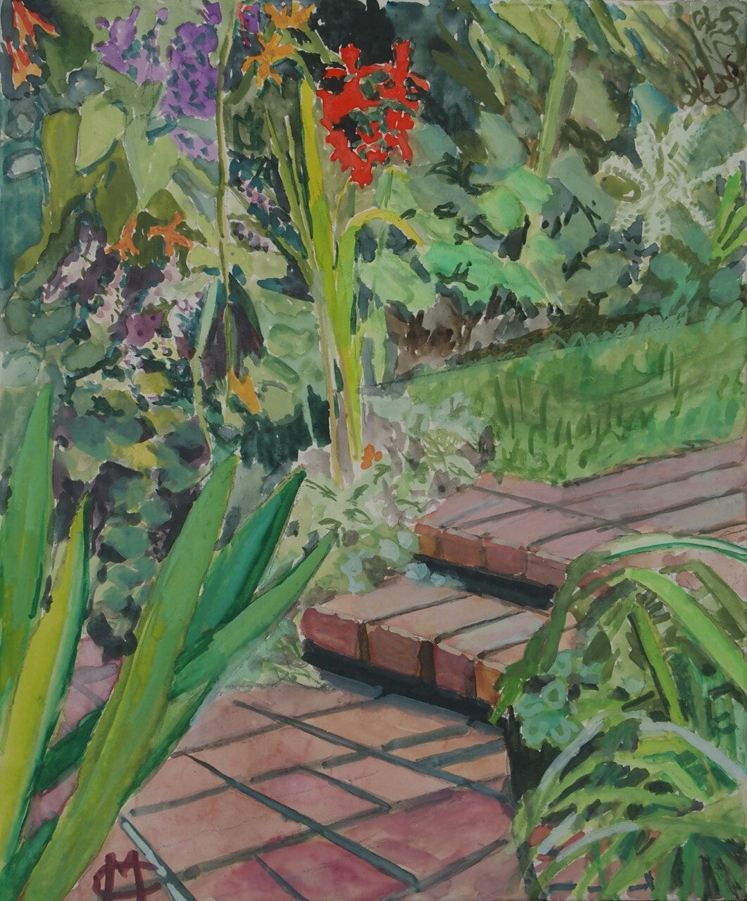 Marion Chapman_Steps, Jo's Garden