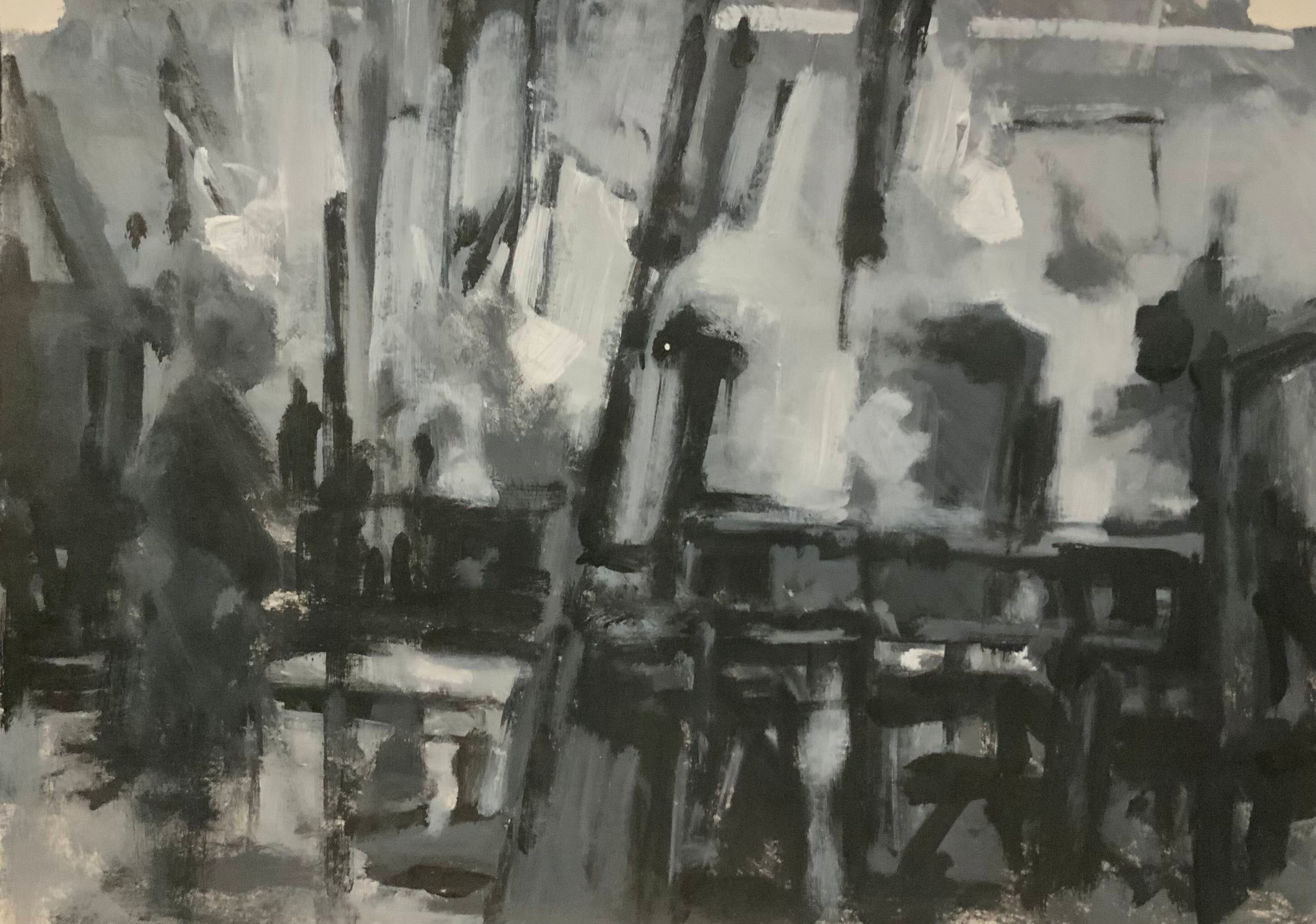 Artist - Joseph Luczynski Title - Studio Artist Medium - Acrylic on Snowdon Paper Price - $500.JPEG