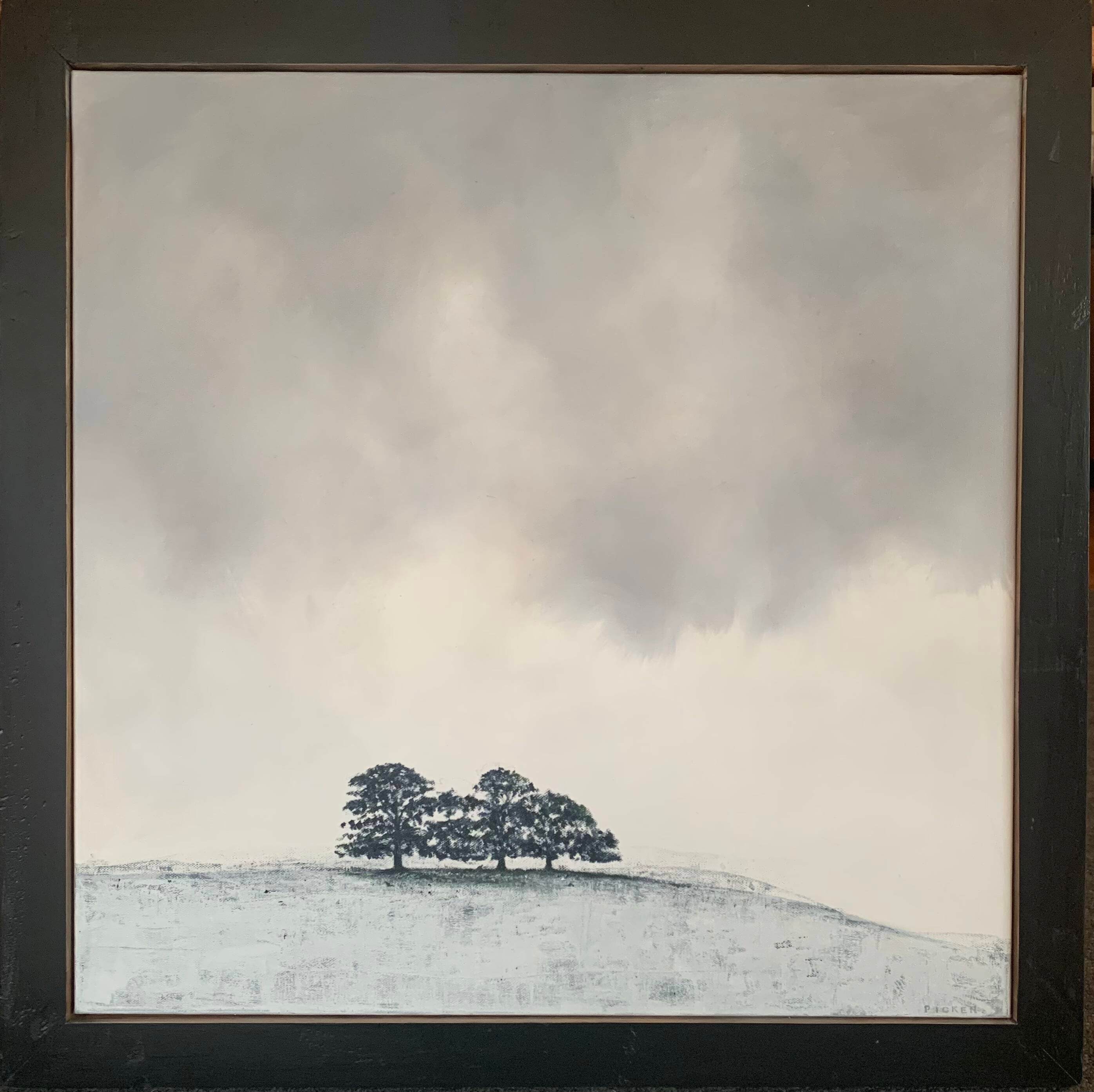 On Higher Ground Marg Picken Oil on stretched canvas framed 40 x 40cms.jpeg