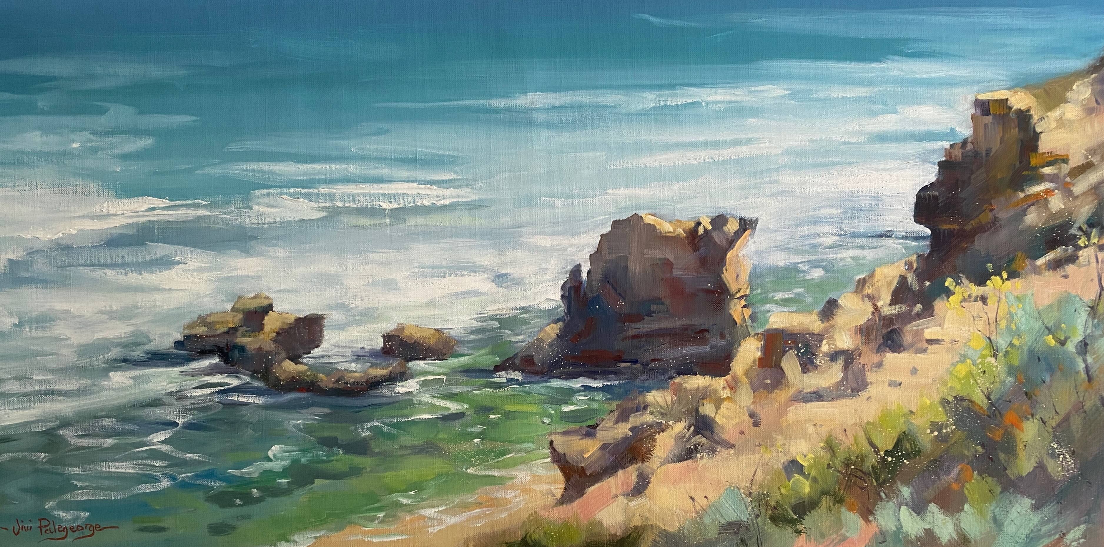 Diamond Bay, Mornington Peninsula. Oil, 74 x 36cm..jpeg