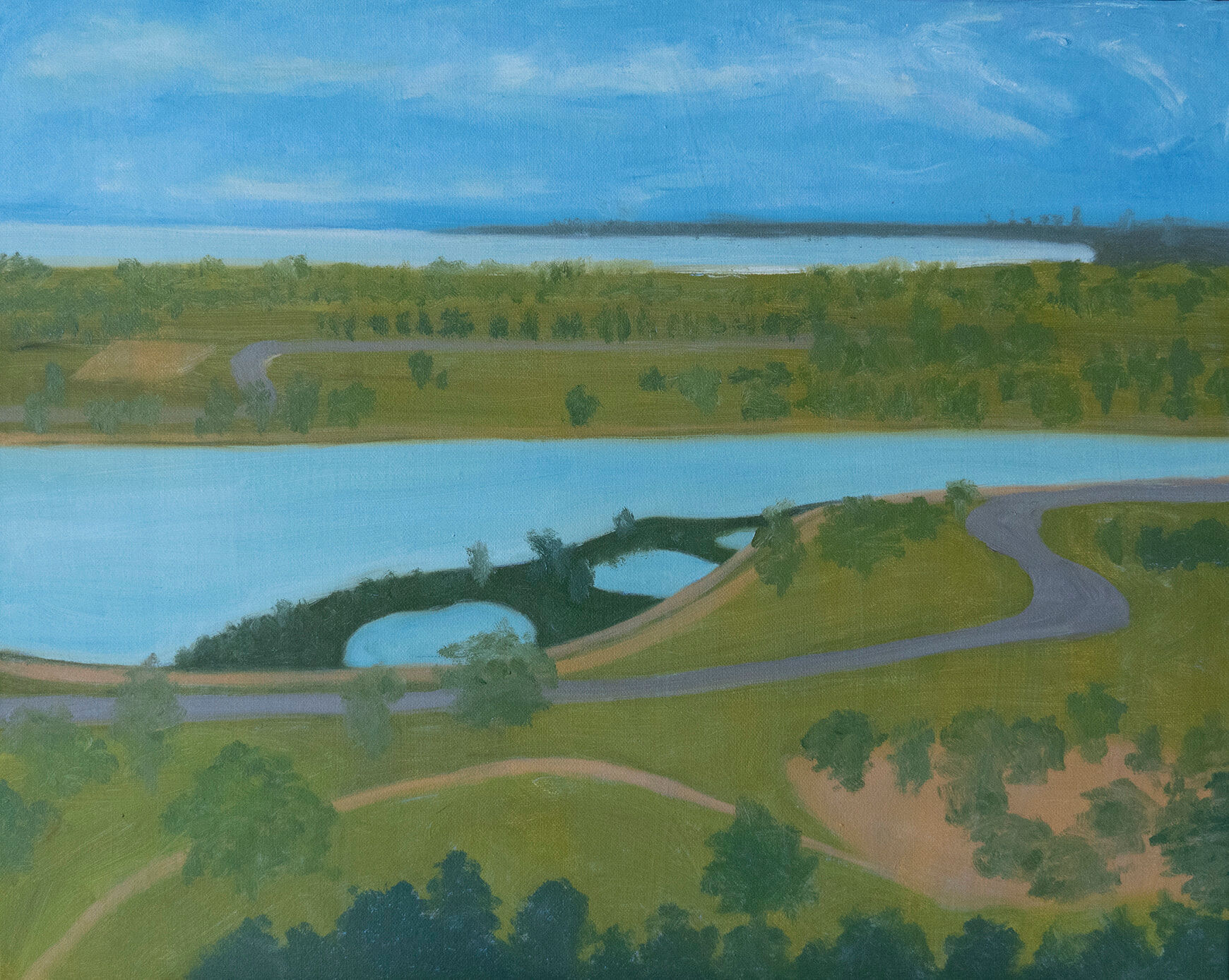 Lihong_Albert Park 40x50cm Oil on Canvas