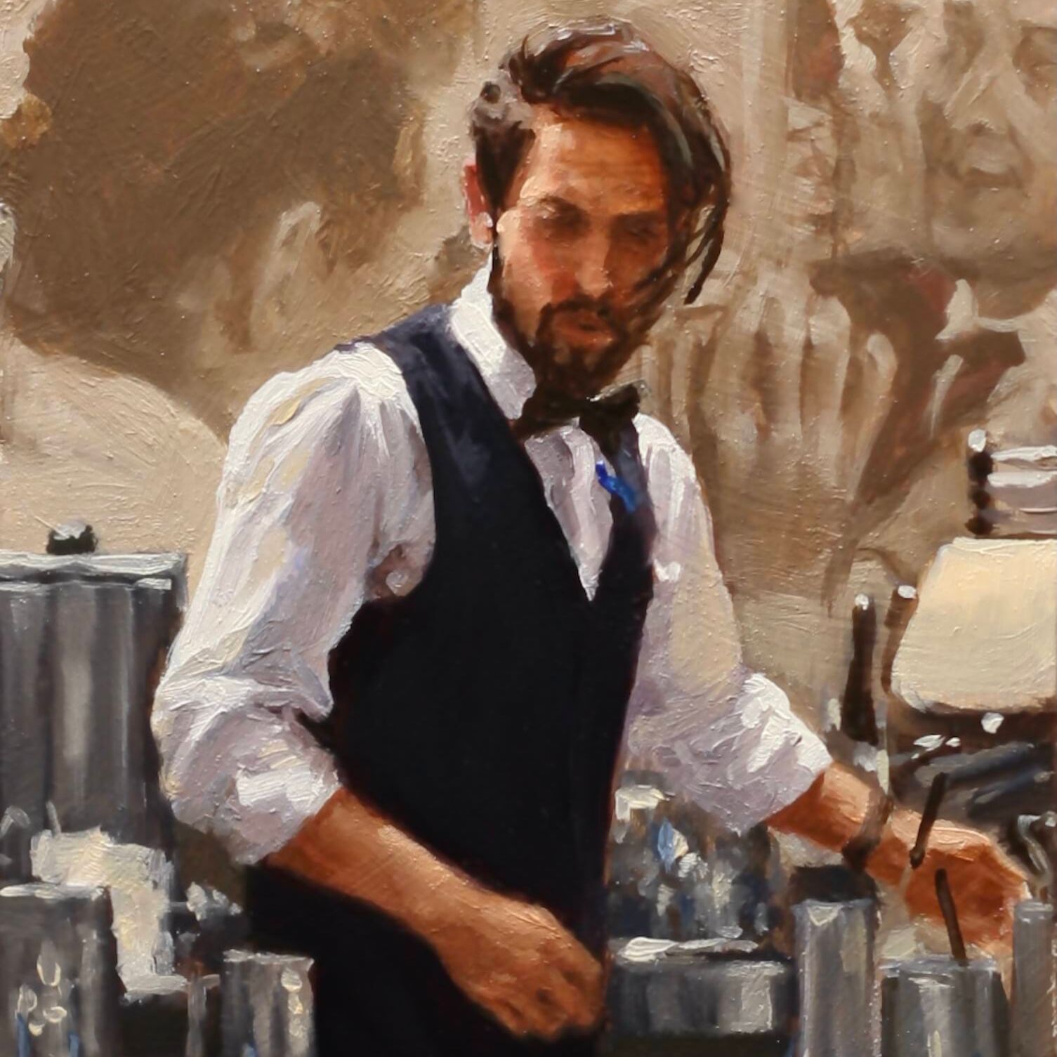 Pauline Roche_The Barista_OIl_9x5.JPG
